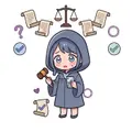 サイバンちゃんのキャラクターイラスト
